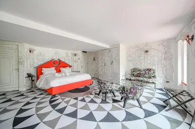 Plan de l'établissement Magic suite in Saint Germain des Près (Montana5)