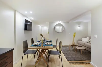 Coin salon dans l'établissement Apartment center of Paris by Studio prestige