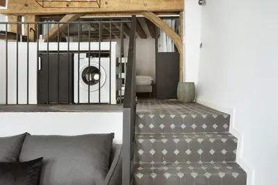 Coin salon dans l'établissement Apartment Saint Germain des Prés by Studio prestige
