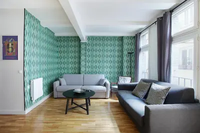 Coin salon dans l'établissement Apartment Saint Germain des Prés by Studio prestige