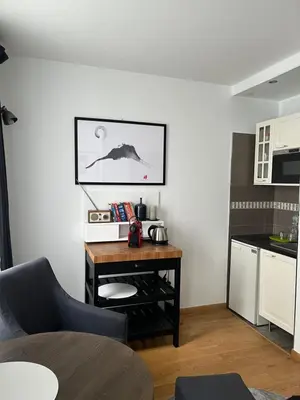 Cuisine ou kitchenette dans l'établissement MaisonZen