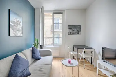 Coin salon dans l'établissement Ciseaux 3G - SAINT GERMAIN DES PRES - Superbe appartement