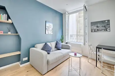 Coin salon dans l'établissement Ciseaux 3G - SAINT GERMAIN DES PRES - Superbe appartement
