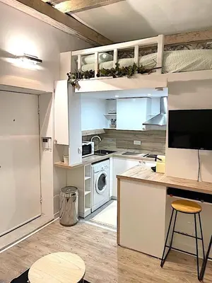 Cuisine ou kitchenette dans l'établissement Loft Augustins
