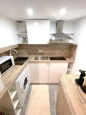 Cuisine ou kitchenette dans l'établissement Loft Augustins