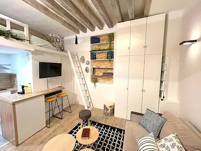 Cuisine ou kitchenette dans l'établissement Loft Augustins