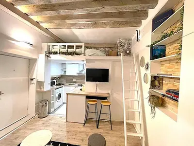 Cuisine ou kitchenette dans l'établissement Loft Augustins