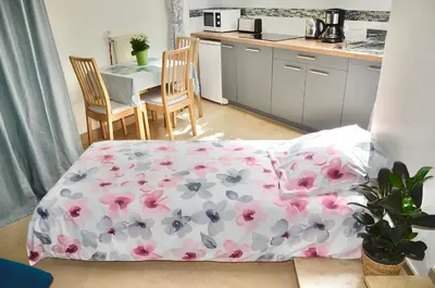 Cuisine ou kitchenette dans l'établissement Le Jardin Paris