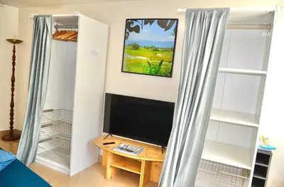 Télévision ou salle de divertissement dans l'établissement Le Jardin Paris