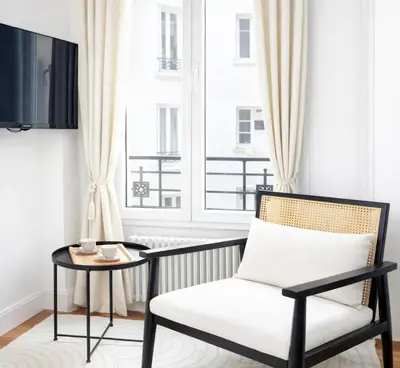 Télévision ou salle de divertissement dans l'établissement Montparnasse - Deluxe apartment with lift for 5