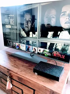 Télévision ou salle de divertissement dans l'établissement EIFFEL TOWER PENTHOUSE