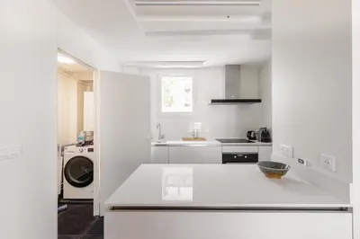 Cuisine ou kitchenette dans l'établissement GuestReady - Estadia tranquila em Le Marais