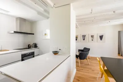 Cuisine ou kitchenette dans l'établissement GuestReady - Estadia tranquila em Le Marais