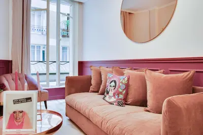 Coin salon dans l'établissement Miss Marguerite Suite