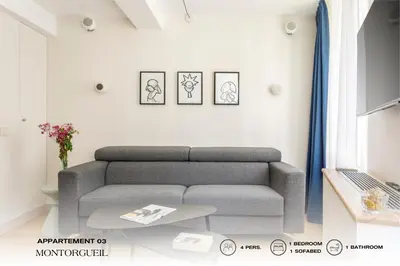 Coin salon dans l'établissement Beauquartier - Montorgueil
