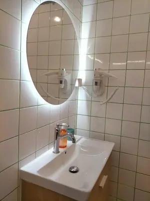 Salle de bains dans l'établissement Jacuzzi LOVE Suite