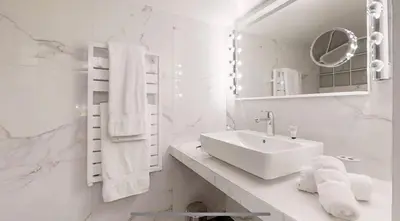 Salle de bains dans l'établissement Loft HeartofParis, Marais,Chatelet, Beaubourg CLIM