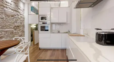 Cuisine ou kitchenette dans l'établissement Loft HeartofParis, Marais,Chatelet, Beaubourg CLIM
