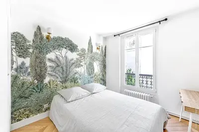 Un ou plusieurs lits dans un hébergement de l'établissement Bosquet - Jean Nicot 1bdr by B'Your Home