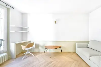 Coin salon dans l'établissement Bosquet - Jean Nicot 1bdr by B'Your Home