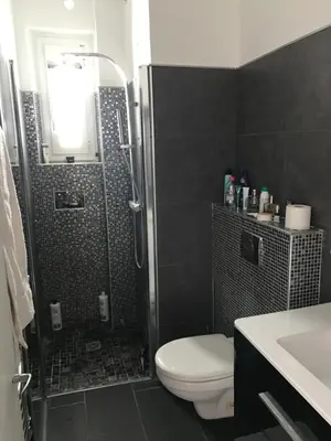 Salle de bains dans l'établissement Superbe appartement proche de la butte Montmartre