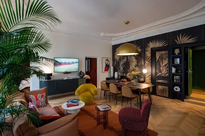 Coin salon dans l'établissement Joro Living