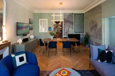 Coin salon dans l'établissement Joro Living