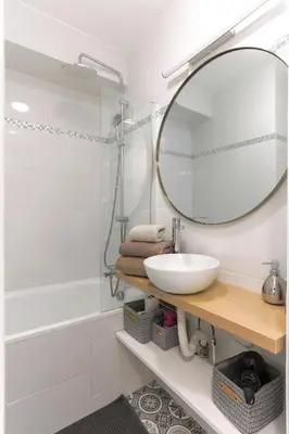 Salle de bains dans l'établissement Monceau Cozy Flat