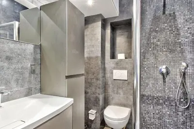 Salle de bains dans l'établissement Beau T2 calme et moderne proche Grands Boulevards à Paris - Welkeys
