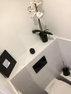 Salle de bains dans l'établissement A deux pas des Champs Elysées