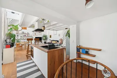 Cuisine ou kitchenette dans l'établissement Le Montparnasse - Wifi - Climatisation
