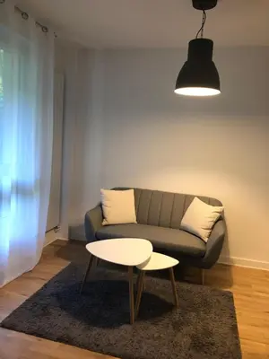 Coin salon dans l'établissement Trés Beau Studio (face bois), 10mn de l'Etoile