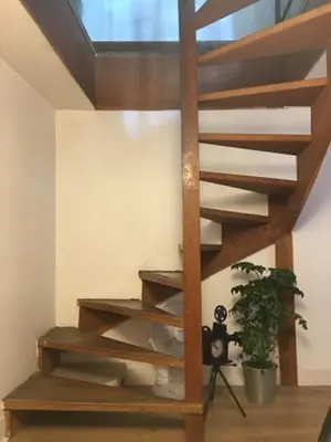 Plan de l'établissement SUPERBE DUPLEX avec JARDIN PARTAGE à PARIS MENILMONTANT
