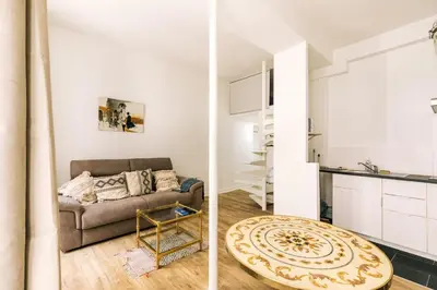 Cuisine ou kitchenette dans l'établissement GuestReady - Lovely studio in Paris, 15 minutes from Notre Dame Cathedral.