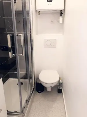 Salle de bains dans l'établissement Appartement moderne & cosy au cœur de Paris