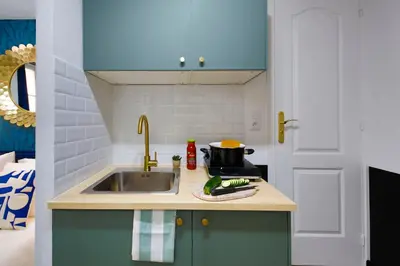 Cuisine ou kitchenette dans l'établissement WS Opéra - Laffitte