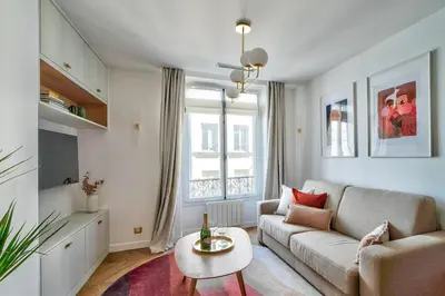 Coin salon dans l'établissement Sompteux appartement proche de L'Opéra