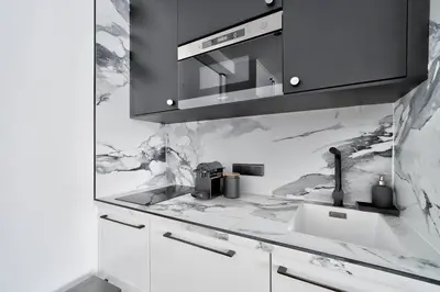 Cuisine ou kitchenette dans l'établissement Sublime appartement au coeur de Paris