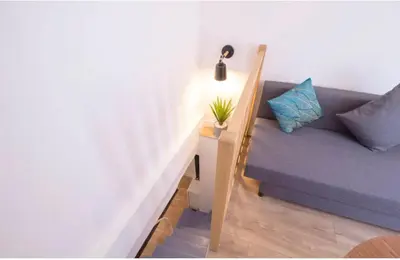 Coin salon dans l'établissement Bel appartement idéalement situé - Tour Eiffel