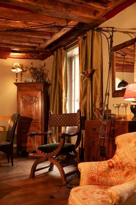 Coin salon dans l'établissement Le Marais Chic AC