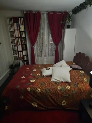 Un ou plusieurs lits dans un hébergement de l'établissement Appartement 50 m2