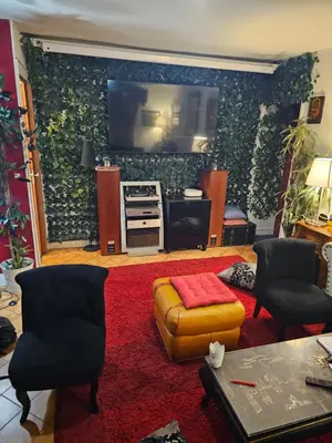Coin salon dans l'établissement Appartement 50 m2