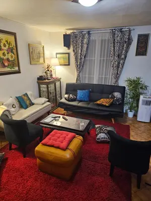 Coin salon dans l'établissement Appartement 50 m2