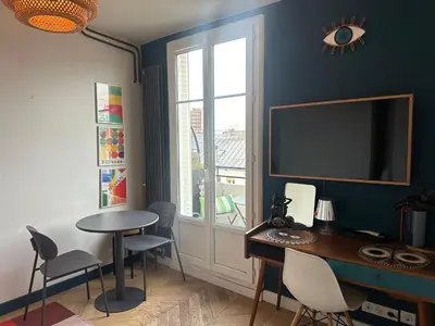 Plan de l'établissement Studio vue Paris - Quartier Canal Saint-Martin