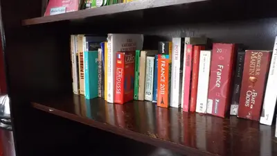 Bibliothèque dans l'auberge de jeunesse