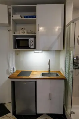 Cuisine ou kitchenette dans l'établissement Paris Opéra / Galeries Lafayette : charmant studio