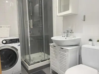 Salle de bains dans l'établissement Paris 16 Victor Hugo superbe studio
