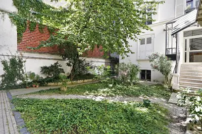 Jardin de l'établissement Charming apartment - 1BR-4P - Parc Monceau