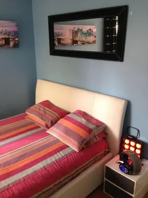 Un ou plusieurs lits dans un hébergement de l'établissement Paris Central Design Jardin & Terrasse privé