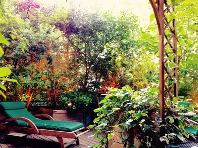 Jardin de l'établissement Paris Central Design Jardin & Terrasse privé